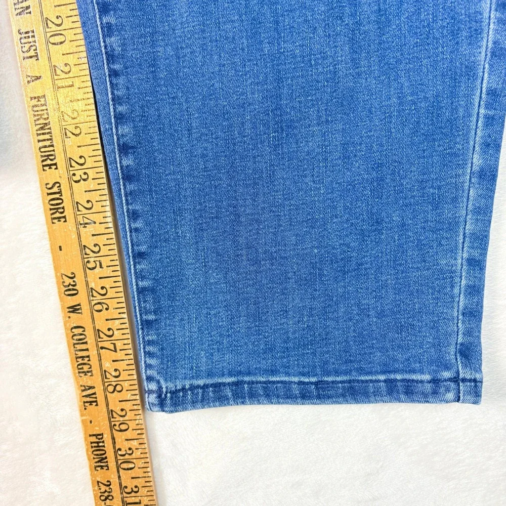 J.Jill Jeans Women Sz 22 Authentic Fit Slim Ankle Medium Wash Stretch Denim Blue